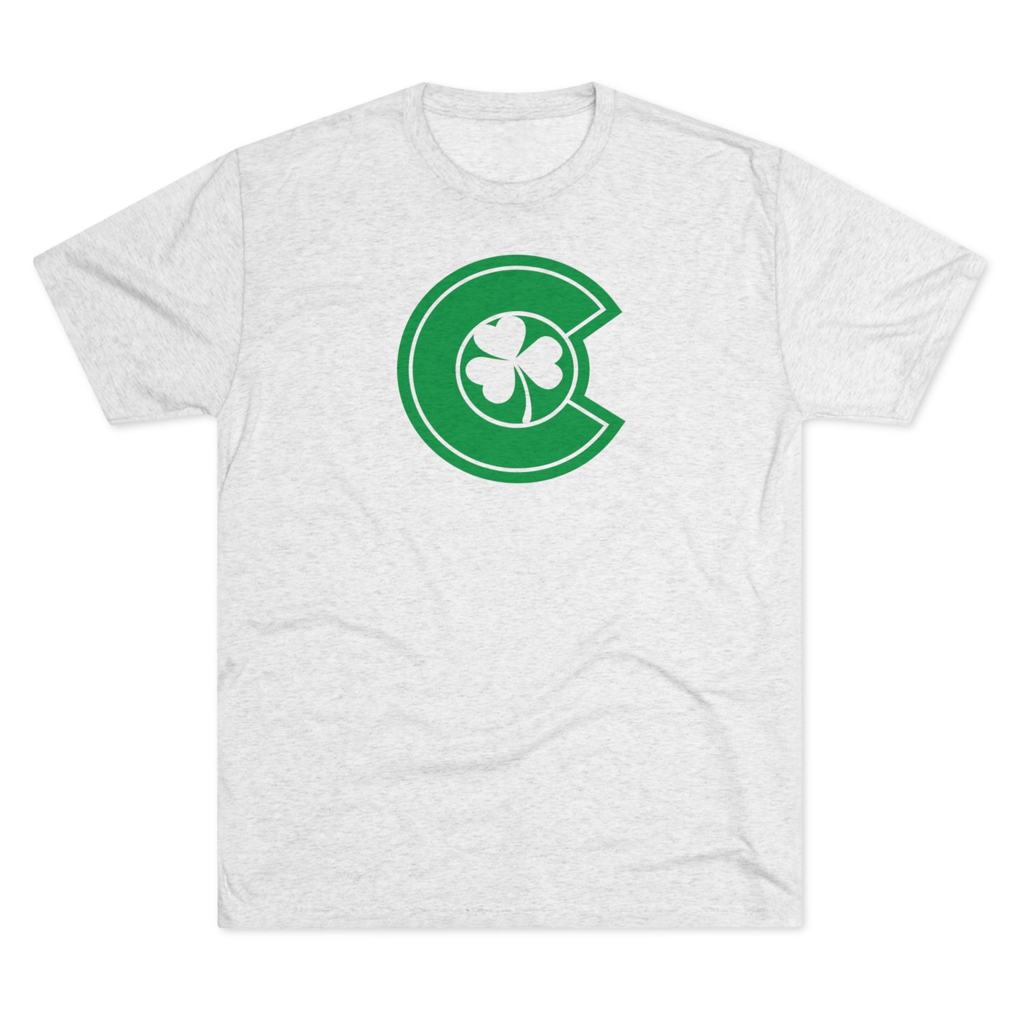Colorado Green Shamrock Tri-Blend Shirt