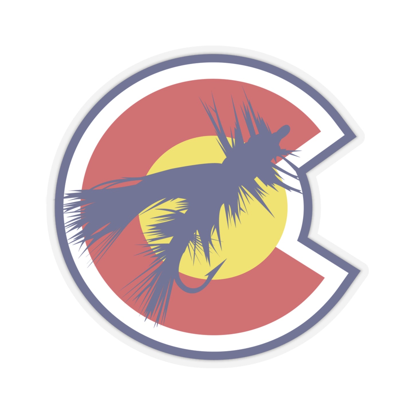 Colorado Fly Fishing Sticker