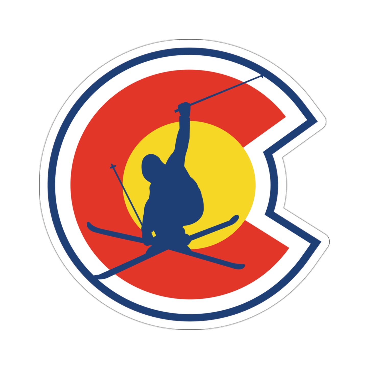 Colorado Ski Sticker